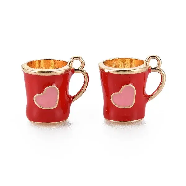 Rack Plating Alloy Enamel Charms