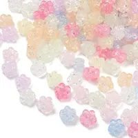 Transparent Crackle Acrylic Beads