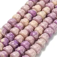 Synthetic Coral Dyed Carved Beads