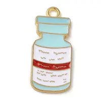 Medical Theme Alloy Enamel Pendants