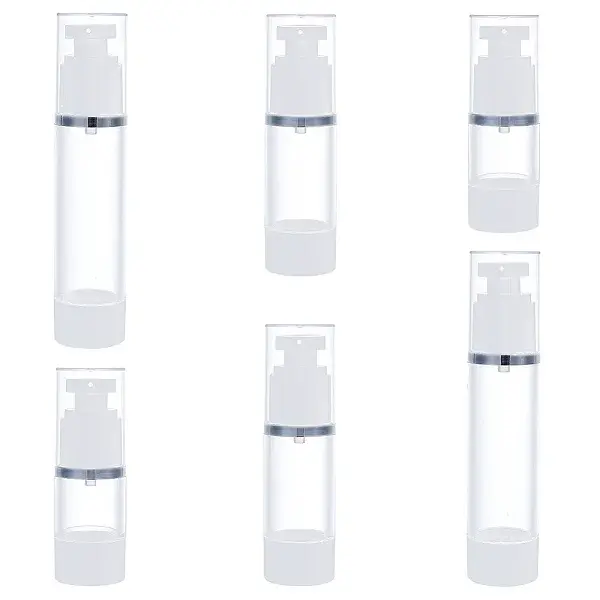 6Pcs 3 Style Empty Plastic Press Pump