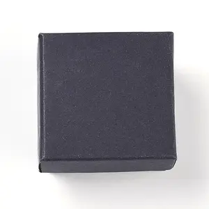 Kraft Paper Cardboard Jewelry Ring Boxes