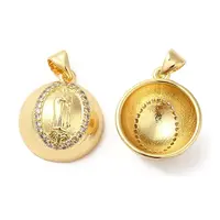 Brass with Cubic Zirconia Pendants