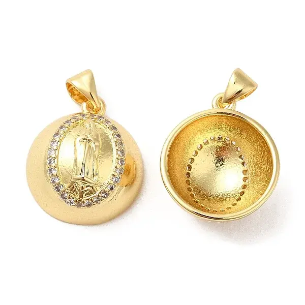 Brass with Cubic Zirconia Pendants