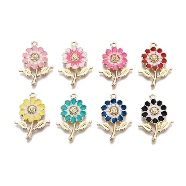 Alloy Enamel Pendants