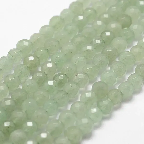 Natural Green Aventurine Beads Strands