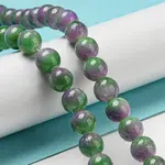 Dyed Natural White Jade Beads Strands