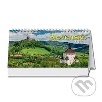 Stolový kalendár Slovensko 2026 (riadkový)