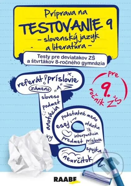 Príprava na testovanie 9 – Slovenský jazyk a literatúra - kniha z kategorie 2. stupeň