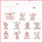 20Pcs PET Self-adhesive Amusement Park Theme Decorative Tapes