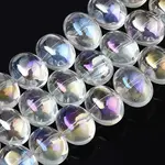 Electroplate Glass Beads Strand