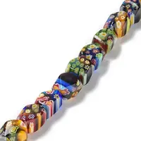 Handmade Millefiori Glass Bead Strands