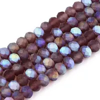 Transparent Glass Beads Strands