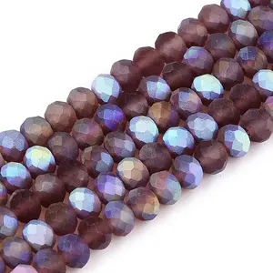 Transparent Glass Beads Strands