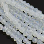 Faceted Bicone Opal Beads Strands