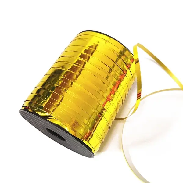 400M Flat Single Face Laser Balloons Ribbon