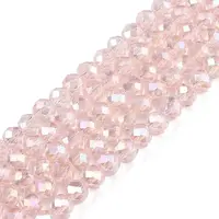 Electroplate Glass Beads Strands