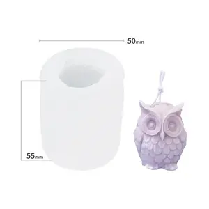 Owl Shape DIY Candle Silicone Molds