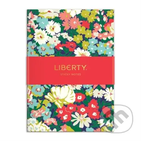 Liberty Floral Sticky Notes Hard Cover Book - Galison - kniha z kategorie Zdraví a životní styl