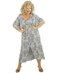 Pri Oversize dress with belt and V neckline SAFARI DREAM