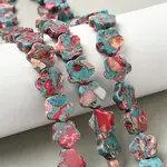 Dyed Synthetic Imperial Jasper Beads Strands