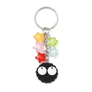 Biscuits with Eyes Resin Pendant Keychain