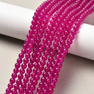 Natural & Dyed Malaysia Jade Bead Strands