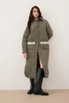 Bunda Bizuu MAREVIA zelená barva, přechodná, oversize, MAREVIA KHAKI