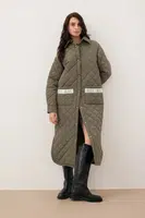 Bunda Bizuu MAREVIA zelená barva, přechodná, oversize, MAREVIA KHAKI