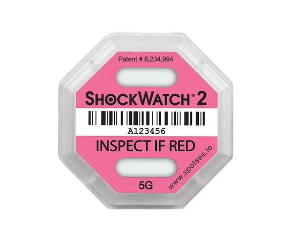 Indikátor nárazu Shockwatch 2 - 5 g, ružový
