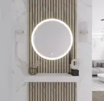 Zrcadlo Orandiu Rozměry: 80 cm, Varianta: Osvětlení L