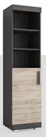 Regál P5 Barva korpusu: Lancelot, Lišta: Wenge, Barva dvířek: Dub - canyon