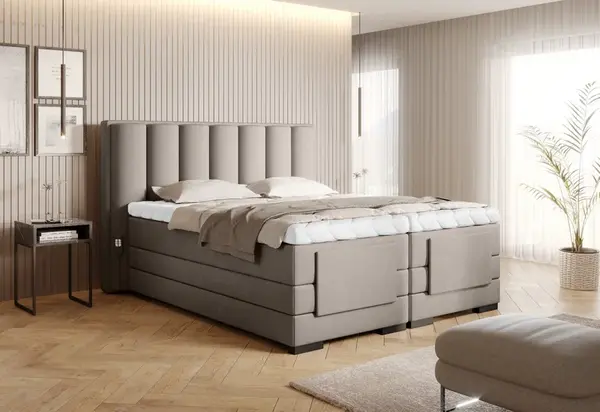 Boxspring Veros Rozměr: 180 x 200 cm, látka: Poco 7