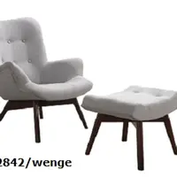 Křeslo Pik 2842 a podnožka Provedení: Křeslo + podnožka, Nožičky: Černé, látka: AN 2842