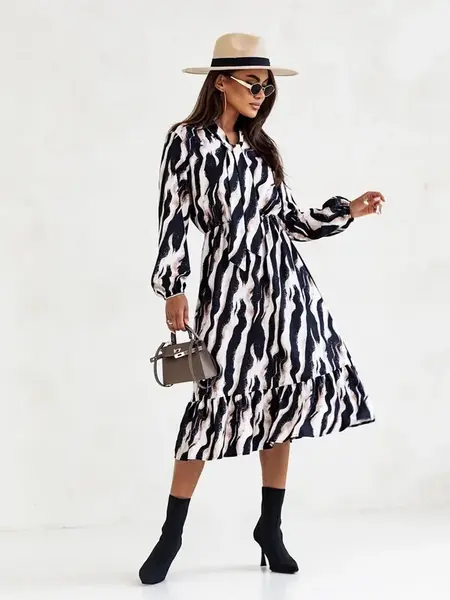 Resti Women's midi dress with print