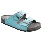 SANTÉ Dámské pantofle N/211/1/O87/CP TYRKYSOVÁ v.38