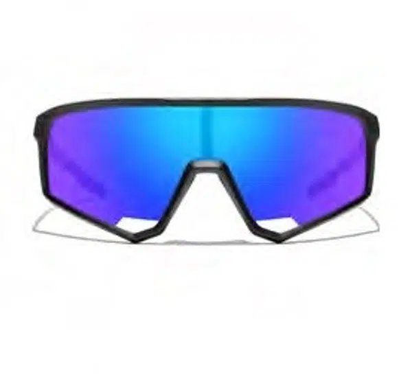 Sports sunglasses WAYE - 7 Black w Blue Multi lens Cat. 3
