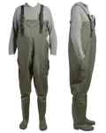 Zebco prsačky pvc wader green - 46-47