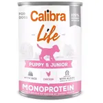 Calibra Dog Life konzerva Puppy & Junior Chicken with Rice 400 g