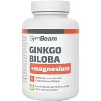GymBeam GINKGO BILOBA + MAGNESIUM 90 CAPS Doplněk stravy, , velikost