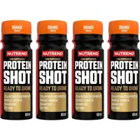 Nutrend PROTEIN SHOT 4X60 ML POMERANČ Hydrolyzovaný protein v shotu, , velikost