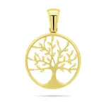 Brilio Silver Obľúbený pozlátený prívesok Strom života PT57Y