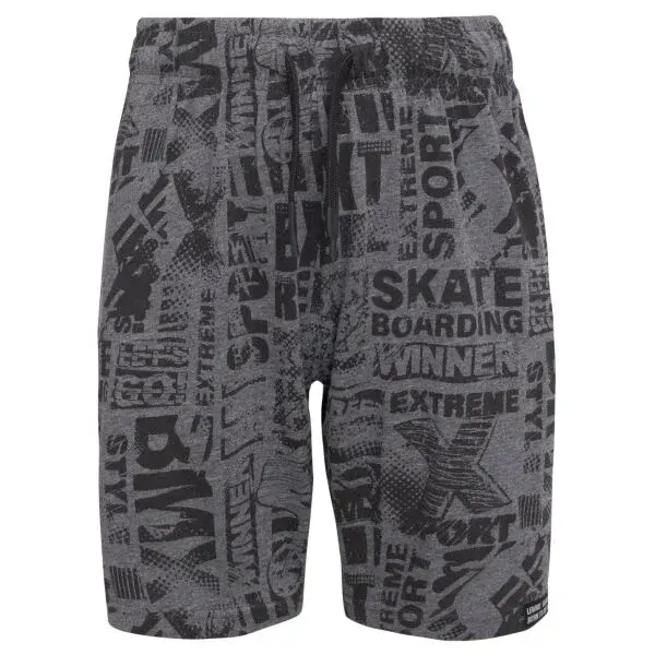 Lewro CHEW Chlapecké úpletové šortky, tmavě šedá, velikost 140-146