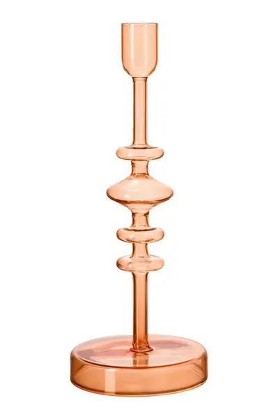 Dekorativní svícen Villeroy & Boch Like Home 9 x 9 x 27 cm oranžová barva