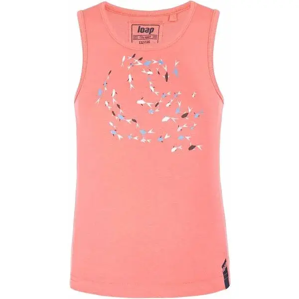 LOAP BESOLA Dívčí tílko, růžová, velikost 112-116