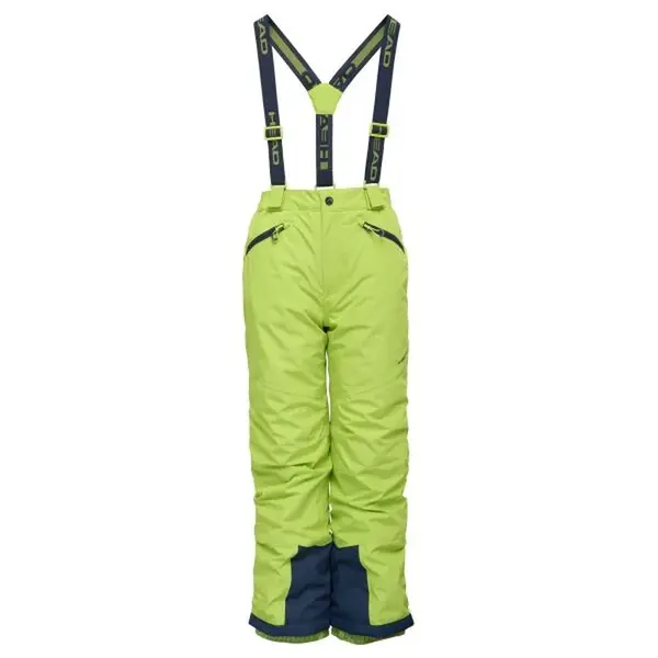Head NAOKO Dětské lyžařské kalhoty, světle zelená, velikost 116-122