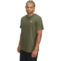 Under Armour ICON HEAVYWEIGHT TEE Pánské triko, tmavě zelená, velikost S