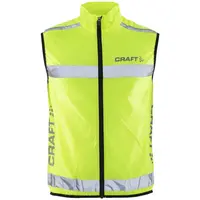 Craft SAFETY VEST Funkční bezpečnostní vesta, reflexní neon, velikost