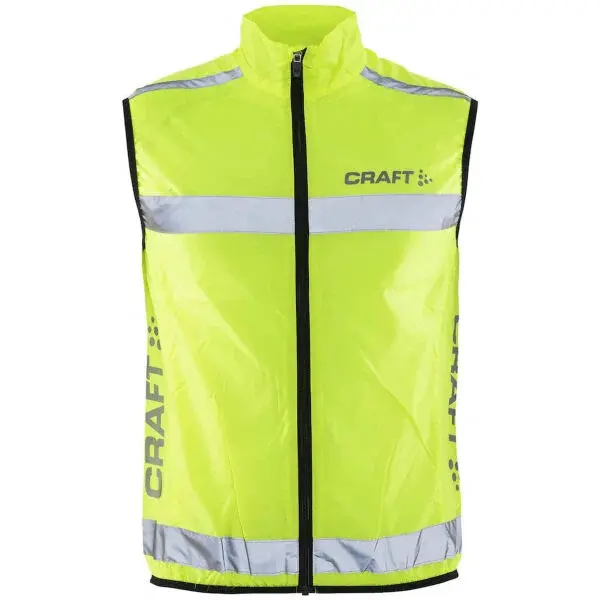 Craft SAFETY VEST Funkční bezpečnostní vesta, reflexní neon, velikost