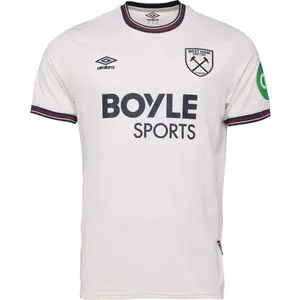 Umbro WEST HAM  AWAY SS SHIRT Pánský fotbalový dres, bílá, velikost